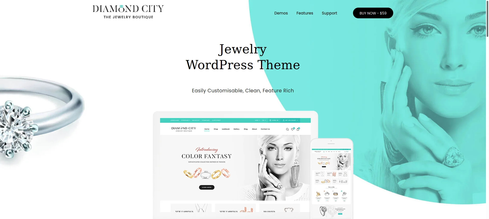 DiCi – Jewelry Shop WordPress Theme