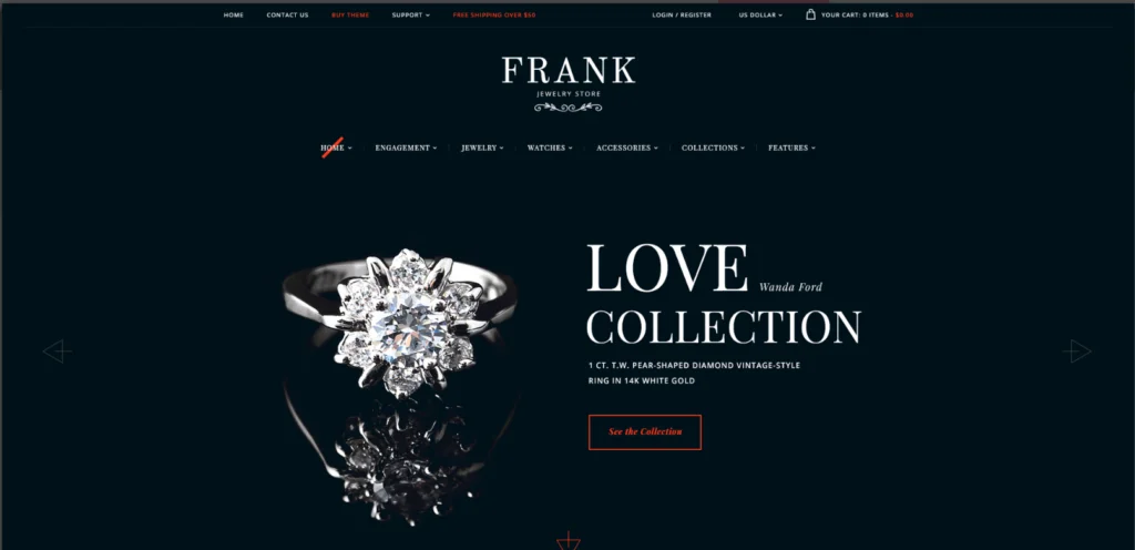 Jewelry & Watches Online Store WordPress Theme