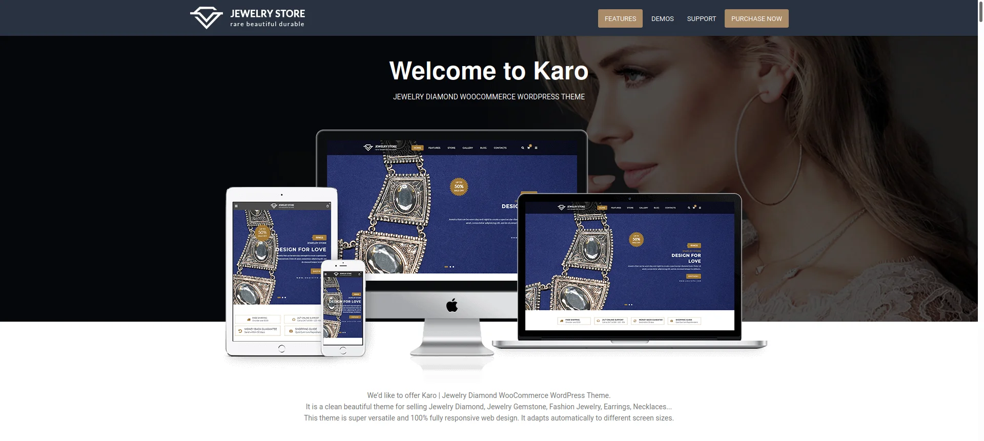 Karo | Jewelry Diamond WooCommerce WordPress Theme