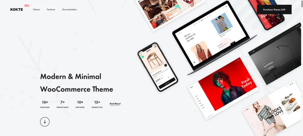 Konte – Minimal & Modern WooCommerce WordPress Theme