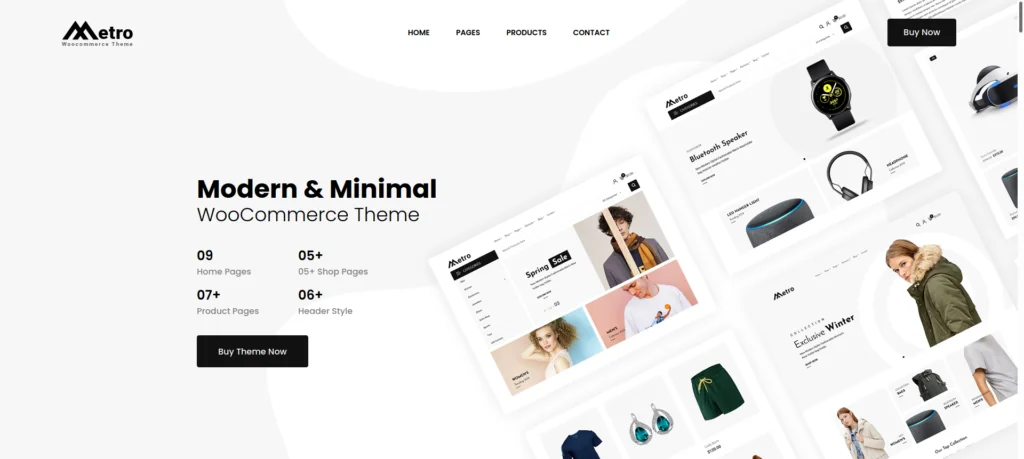 Metro – Minimal WooCommerce WordPress Theme