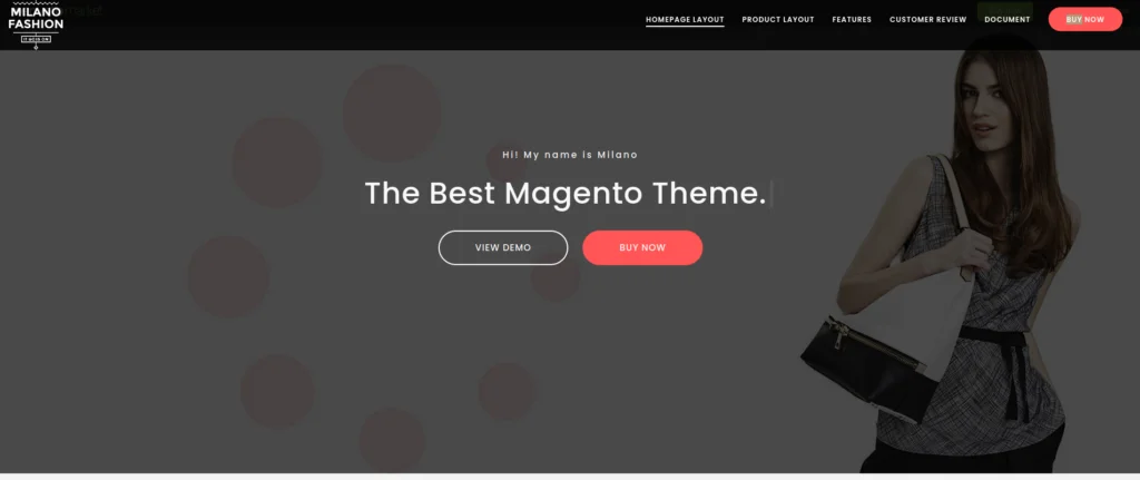 Milano Fashion Responsive Magento Theme