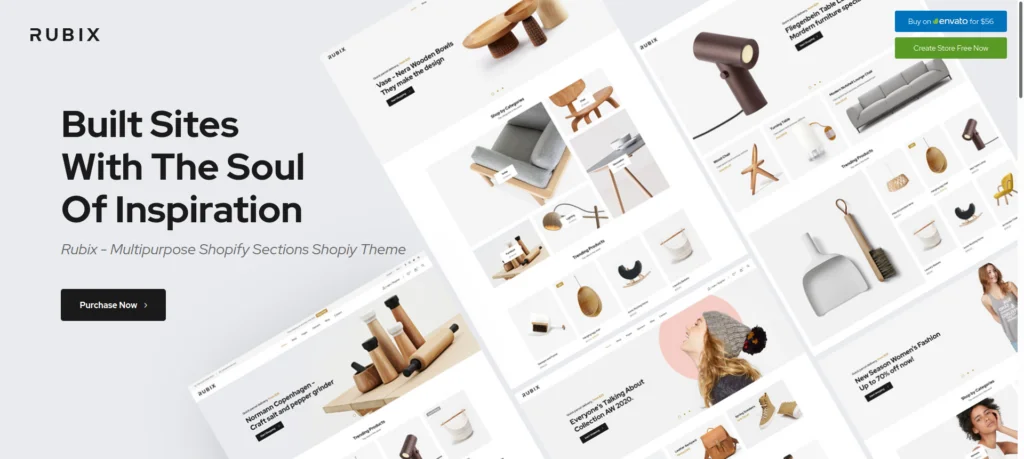 Rubix – Multipurpose Sections Theme