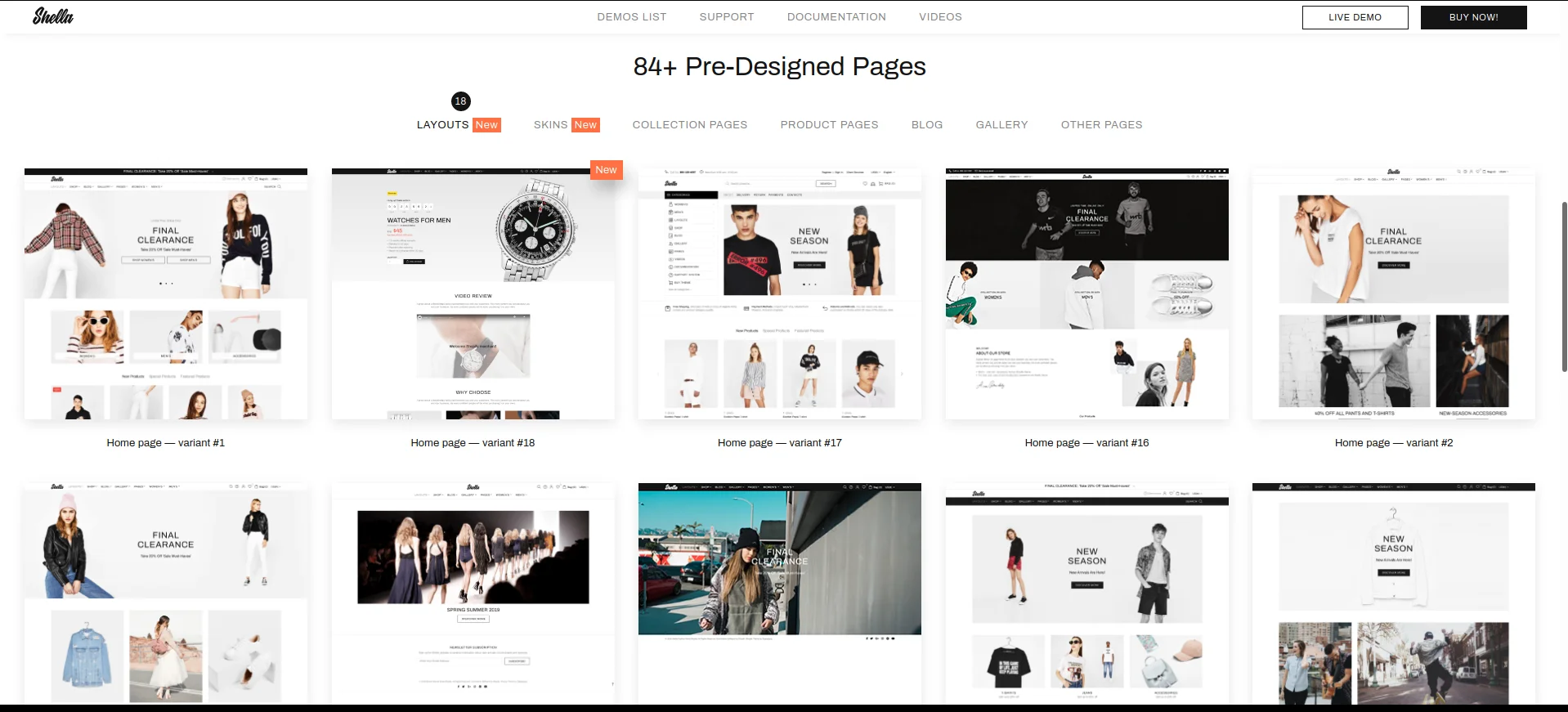 Shella – Multipurpose Shopify theme, fastest with the banner builder