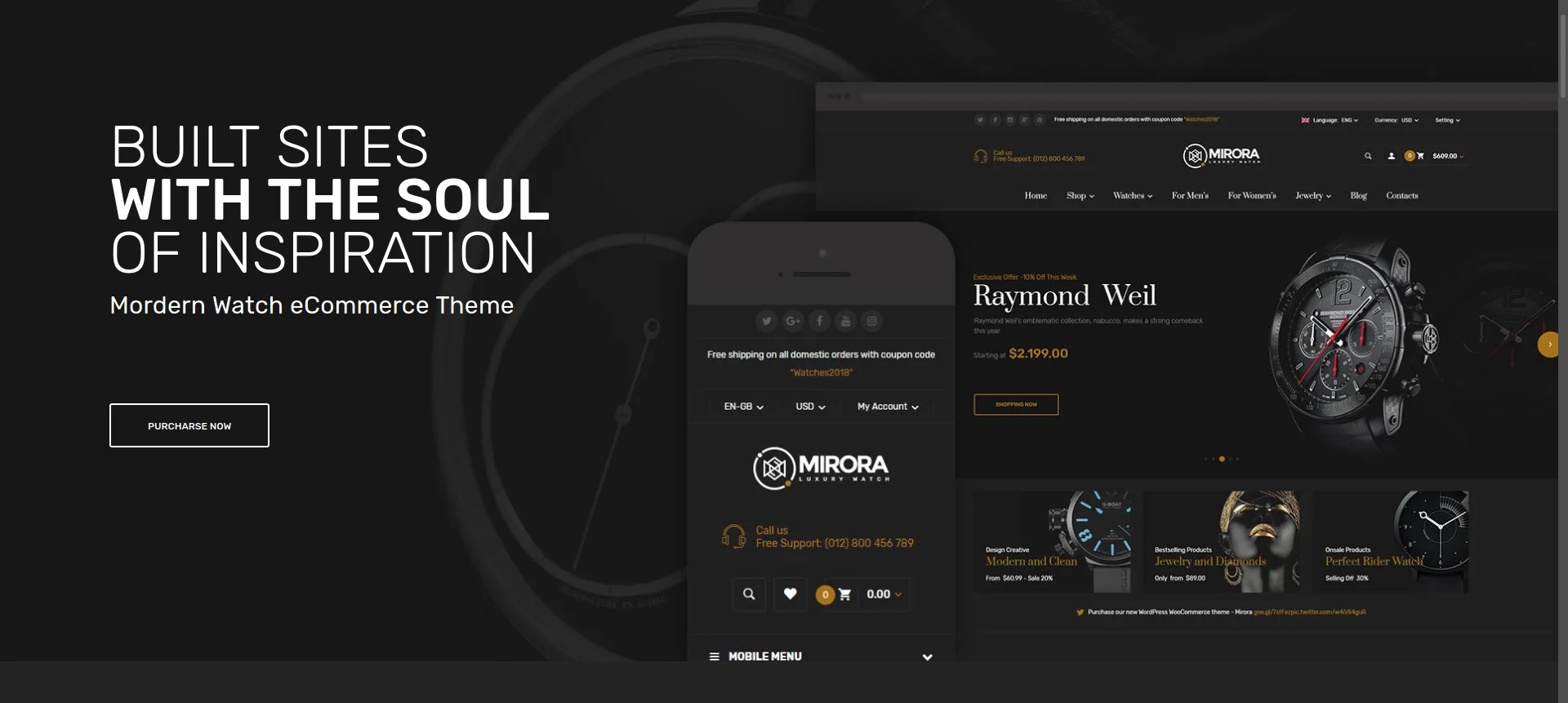 Mirora – Watch & Jewelry Store Shopify Theme