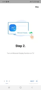 Screen Mirroring Step 2