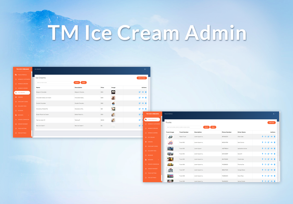 tm ice cream admin